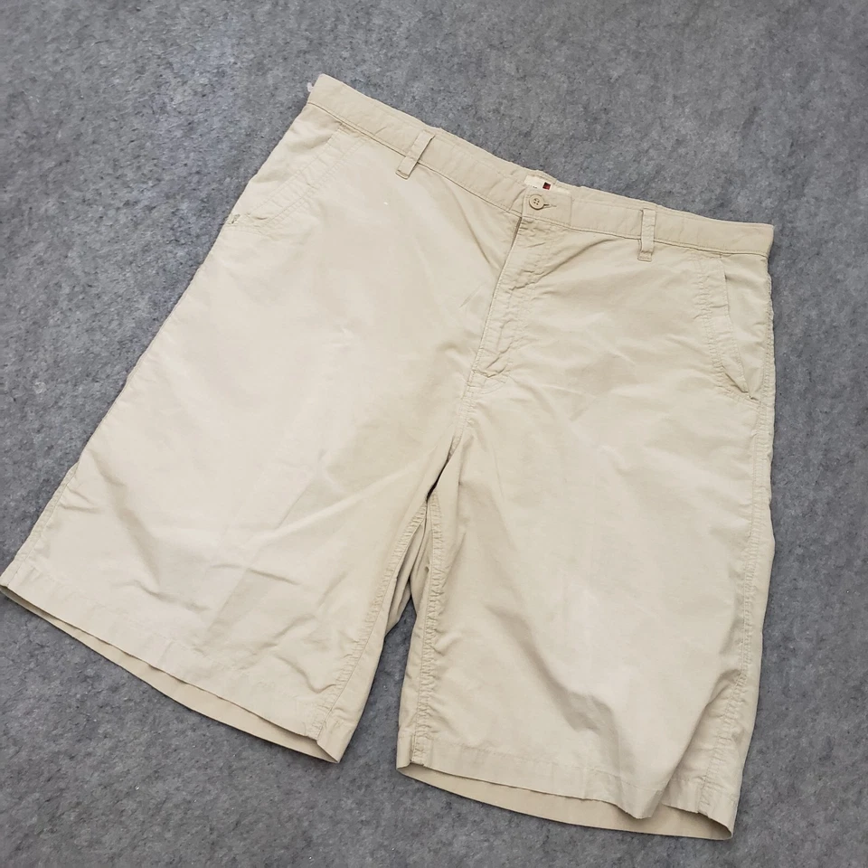 Pantalones Cortos Woolrich Para Hombre 38 Beige Chino Aire Libre Senderismo Algodón Ligero Adulto * Foto 2 de 4