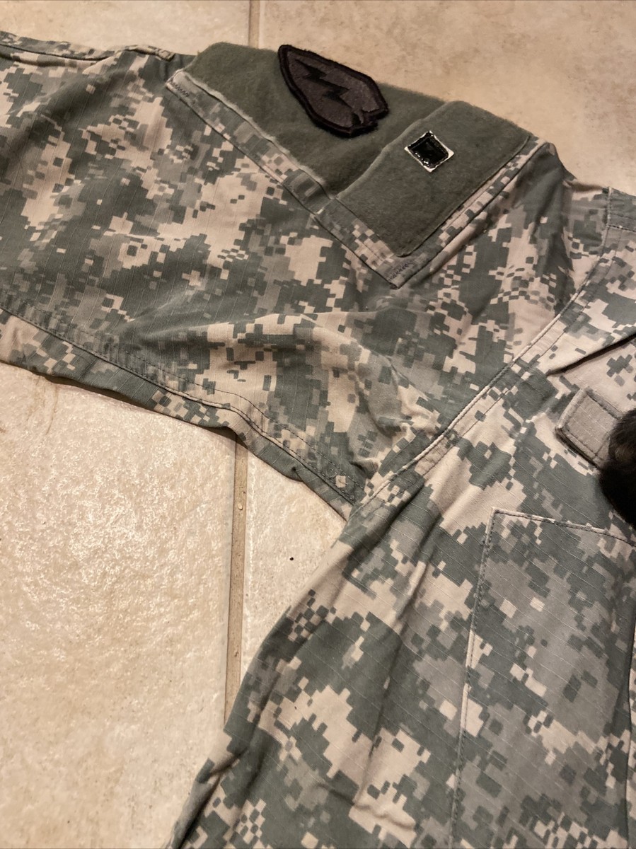 US Army Military Uniform Camoflauge Shirt Small R A7 | eBay