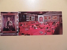 Di Santis' Log Cabin Restaurant Leola Pennsylvania vintage oversized postcard