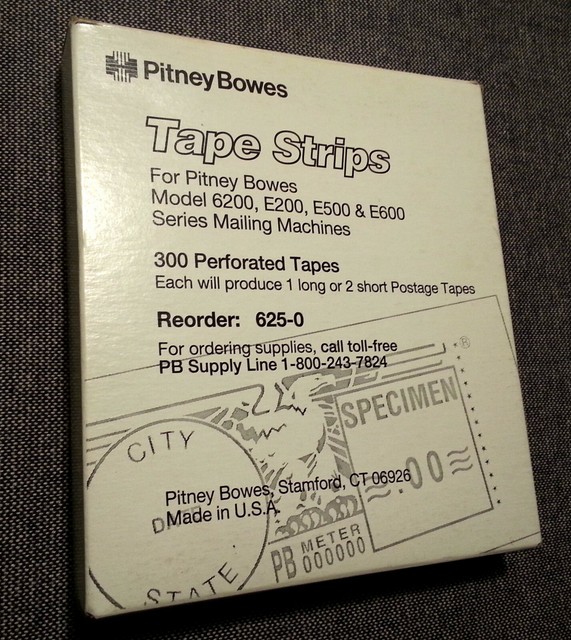 2x 300 Pitney Bowes 6250 Postage Tape Strips for sale online eBay