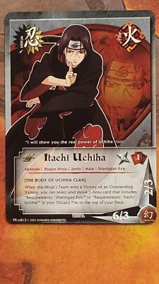 NARUTO ナルトカードゲーム CCG うちはイタチ PR Foil Itachi Uchiha - PR 073 - NM - Foil - Promo - Naruto CCG - E1-59 | eBay