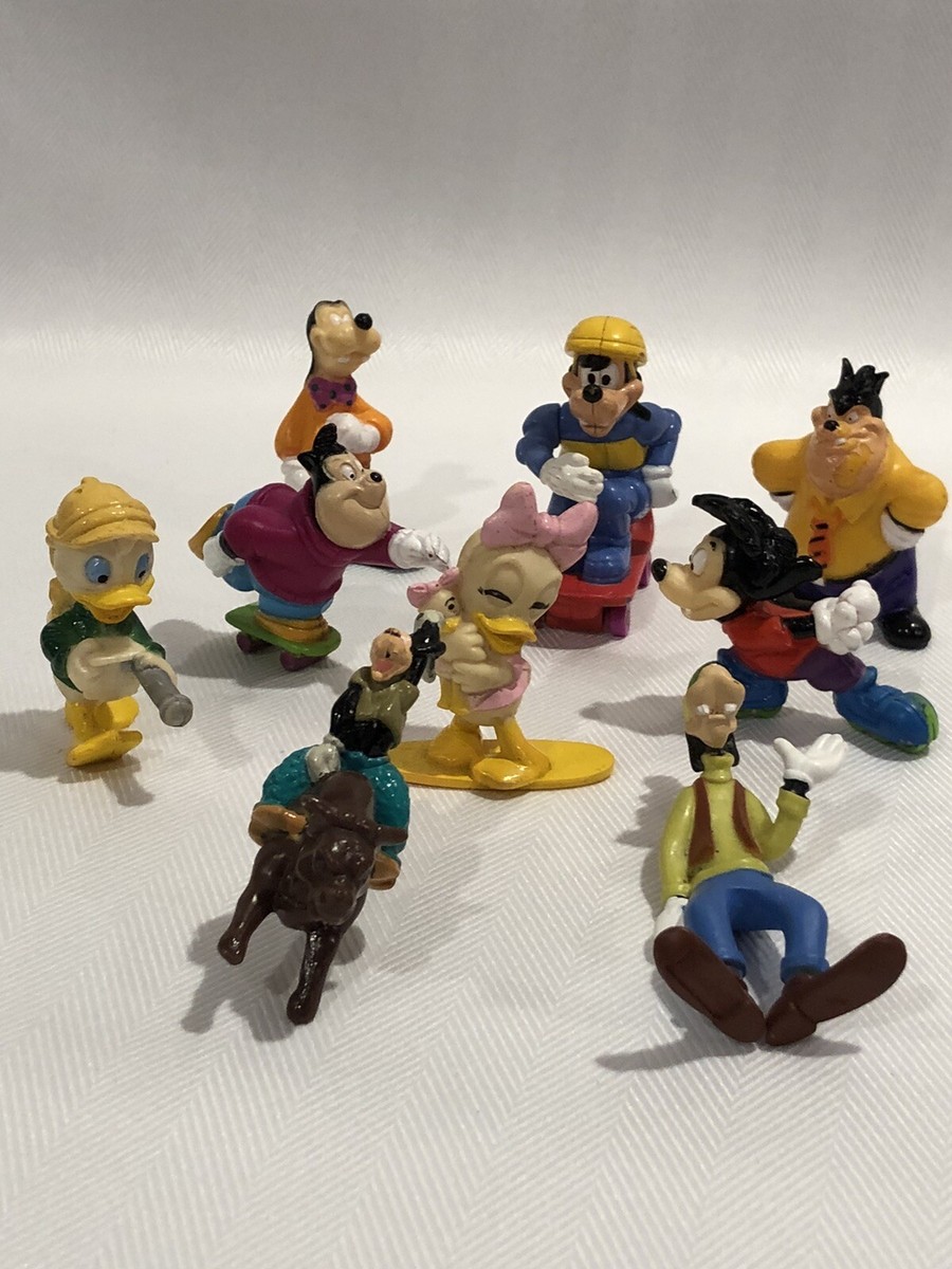 Vintage Lot of 9 Kellogg's Disney Cereal Prizes /Burger King Goofy
