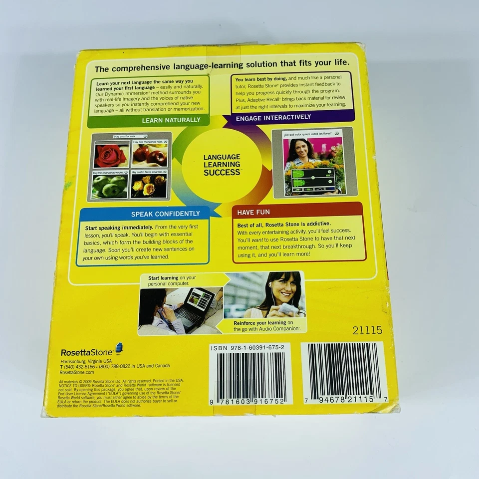 Rosetta Stone French Level 1 complete with NO Headphones - Image 4 of 4