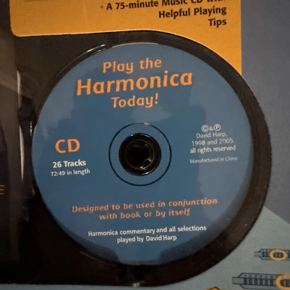 Harmonica Book & Kit Set New In Box Instructional by David Harp - Image 3 of 4