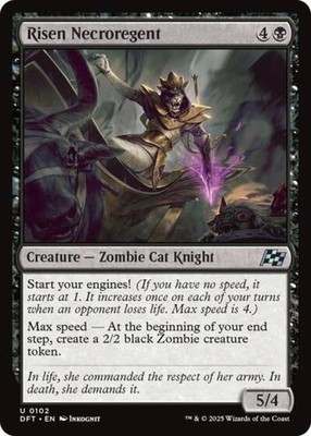 Risen Necroregent - NM Foil U : Aetherdrift