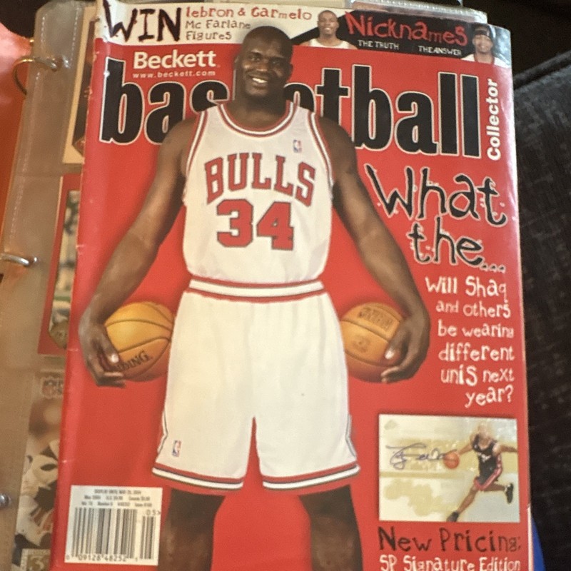 Beckett Basketball Collector June 2000 Shaquille O'Neal Cover Magazine