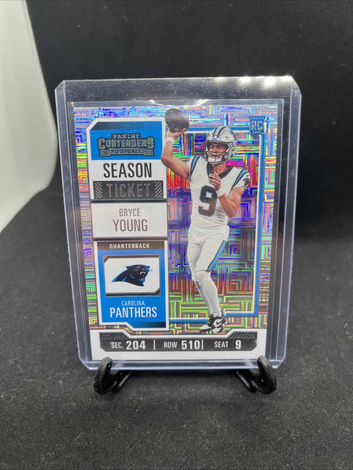 2023 Panini Contenders - Bryce Young Mojo Season Ticket Rookie Card - No. 15