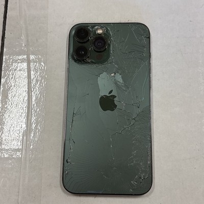 Apple iPhone 13 Pro Max Green 128GB  SIM Unlocked. SEE IMAGES. FOR REPAIR.