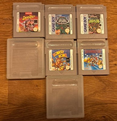 Nintendo Game Boy Spiele Konvolut DuckTales/Donkey Kong super Mario ninja turtle