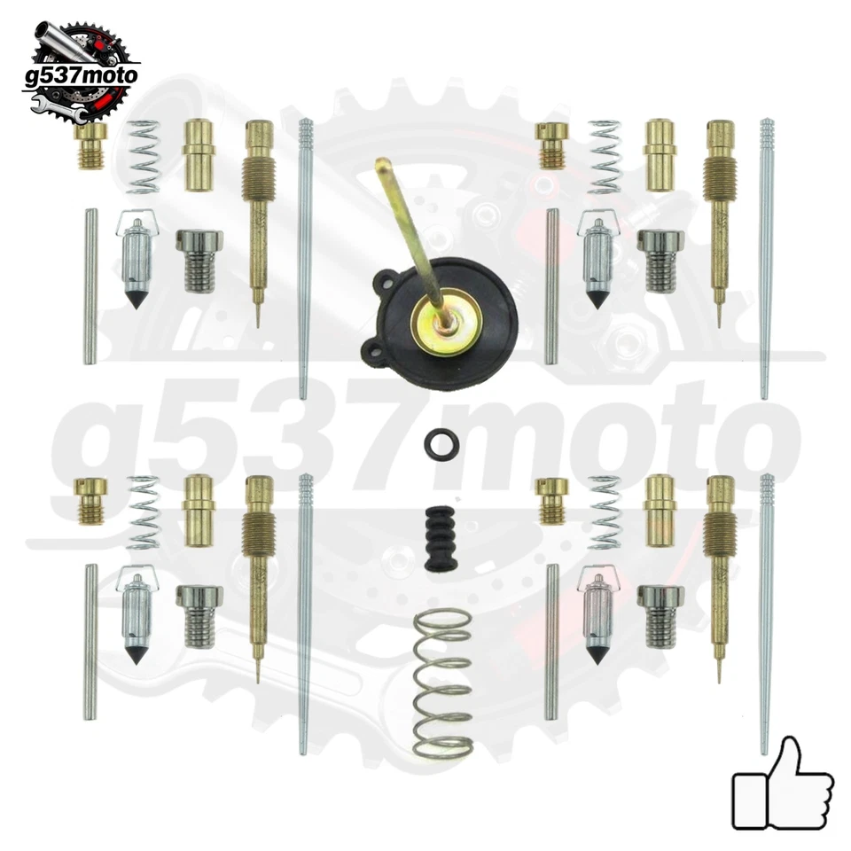 4x Carburetor Rebuild Kit For Honda CB750 CB750A CB 750 Hondamatic 1977-1978 Foto 2 de 4