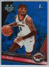 2023-24 Topps Bowman University Chrome Base - Blue Refractor El Ellis