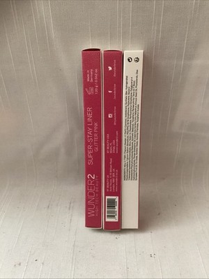 3x Wunder2 Super Stay Liner Glitter Pink