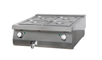 Gastro Heavy Duty Bain Marie - Doppeleinheit - 70 cm Tief - Elektrisch