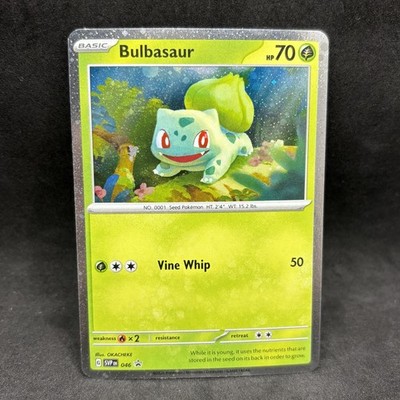 Pokemon TCG - Bulbasaur SVP046 Cosmos Holo - Scarlet & Violet Promos - NM