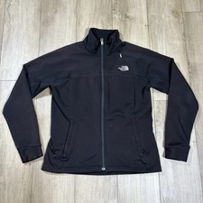 The North Face Womens Full Zip Jacket Black Size Medium Zip Pockets