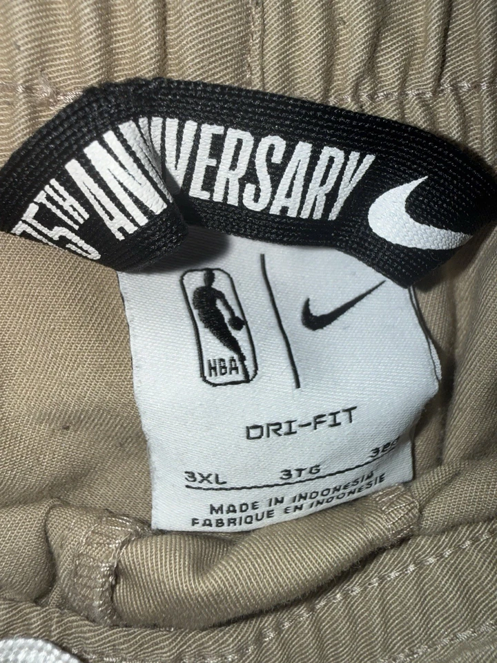 Nike NBA Concept Team 31 Courtside Chino Pants Mens Sz 3XL Khaki (DC0890-247) - Image 3 of 4