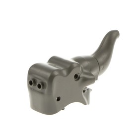 1x Lego Animal Elephant Head Old-Dark Gray Trunk Part 7414 40396c01 43890c01
