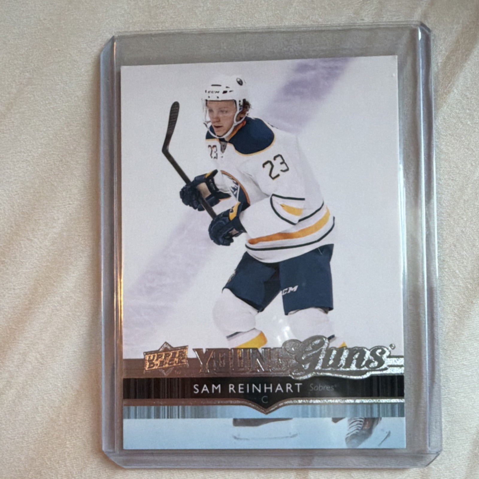 Upper Deck 2014-15 Young Guns Rookie Sam Reinhart #206 Buffalo Sabres