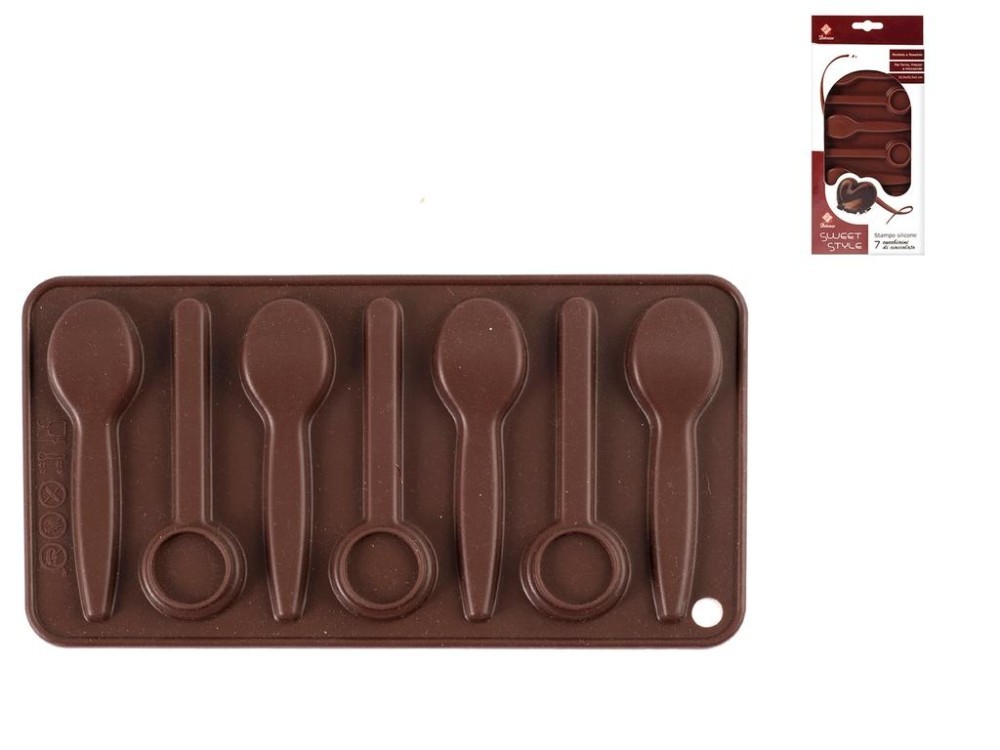 Silicone Choco Home 7 Spoon Mold