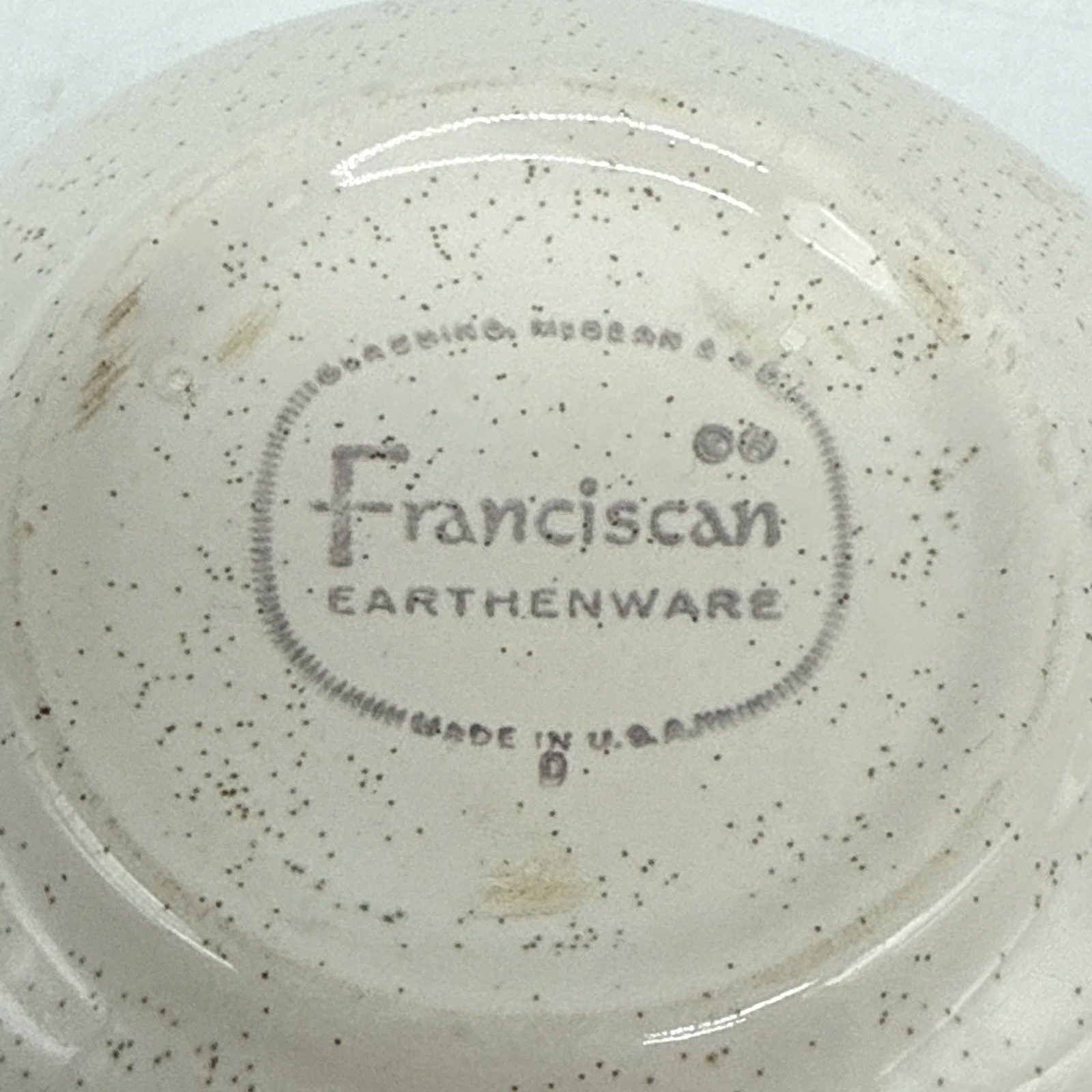 Franciscan Starburst Mid Century Modern Tea Coffee Cups Set of 2-Earthenware