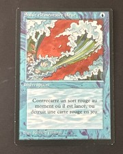 Blue Elemental Blast x1 French 1994 Ex Condition see front and back pics