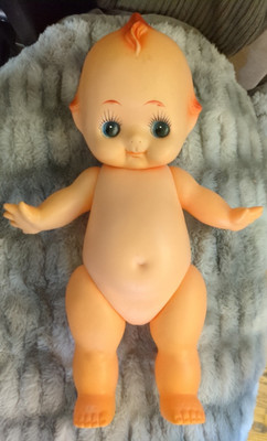 Vintage Kewpie Doll Green Wings Retro Toy Figure Japan Antique Collectible 43 cm