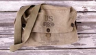 New ListingWWII US Army Lightweight Service MG-6 Gas Mask Bag Original WW2 Military Canvas