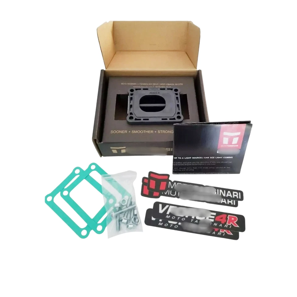 Reed Cage Valve with Carbon Fiber Petals V4R01D for 1987-2000 2002 Honda CR125R - Image 2 of 4