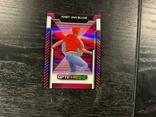 2025 LEAF OPTICHROME ANDY VAN SLYKE BASE PINK PRISMATIC TRUE 1/1