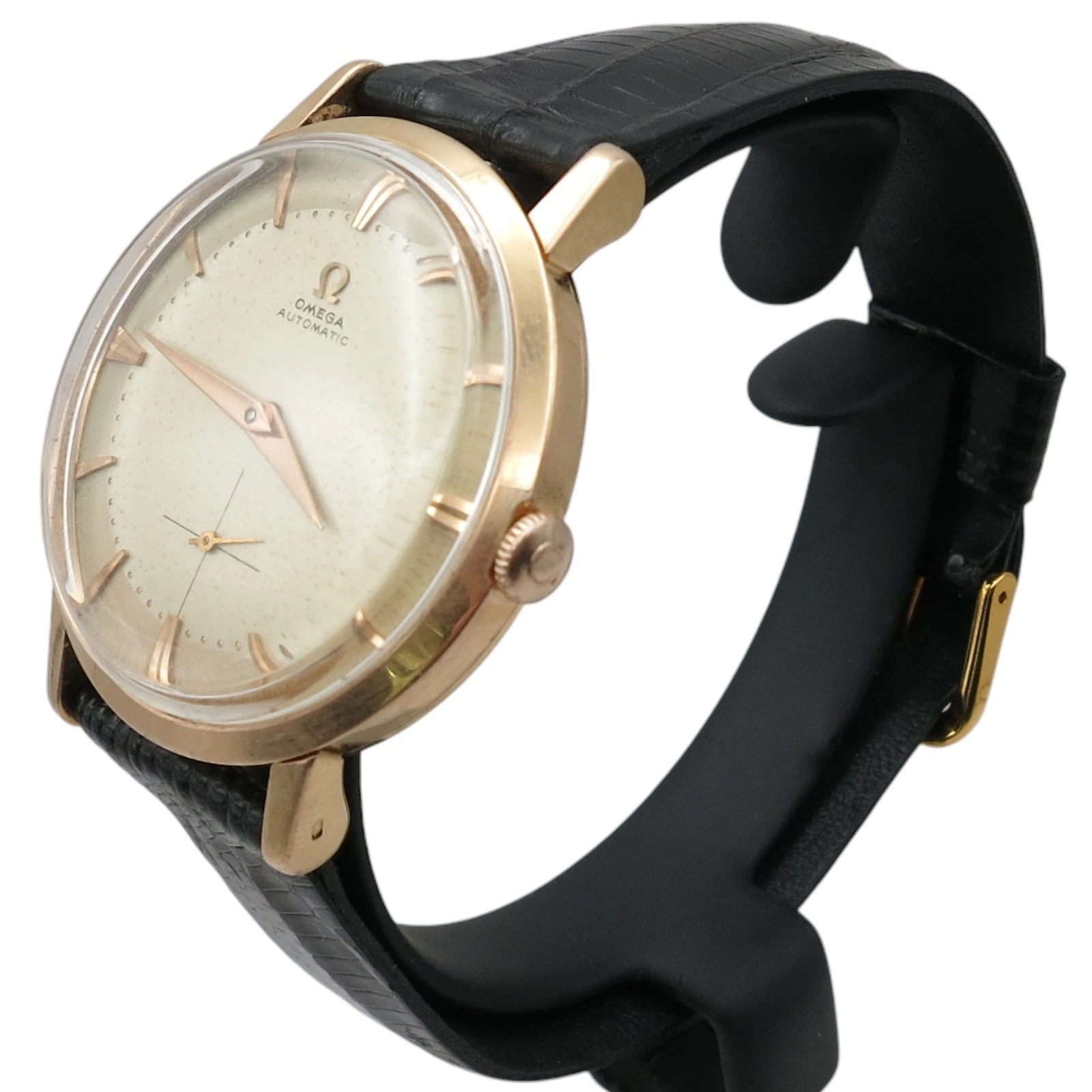 Omega — Omega Ref 2898 SC Vintage Automatic 18K Gold Small Seconds Cream Dial