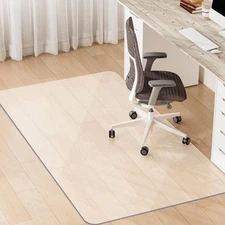 Office Chair Mat Hardwood Floor 48x36 Inch Transparent Protection Heavy Duty
