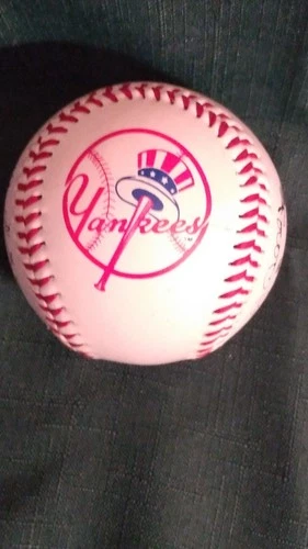 New York Yankees Team Signed Official MLB Baseball Multiple Signatures