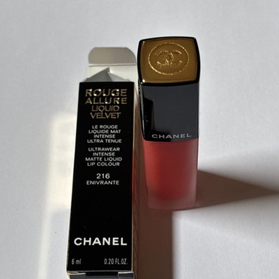 口紅 CHANEL ROUGE ALLURE INK 216 LEGERE Chanel Rouge Allure Liquid Velvet Ultrawear Mate Lipstick 216