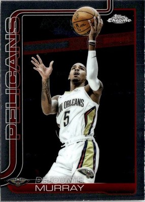 2025-26 Topps Chrome NBA Dejounte Murray New Orleans Pelicans #186