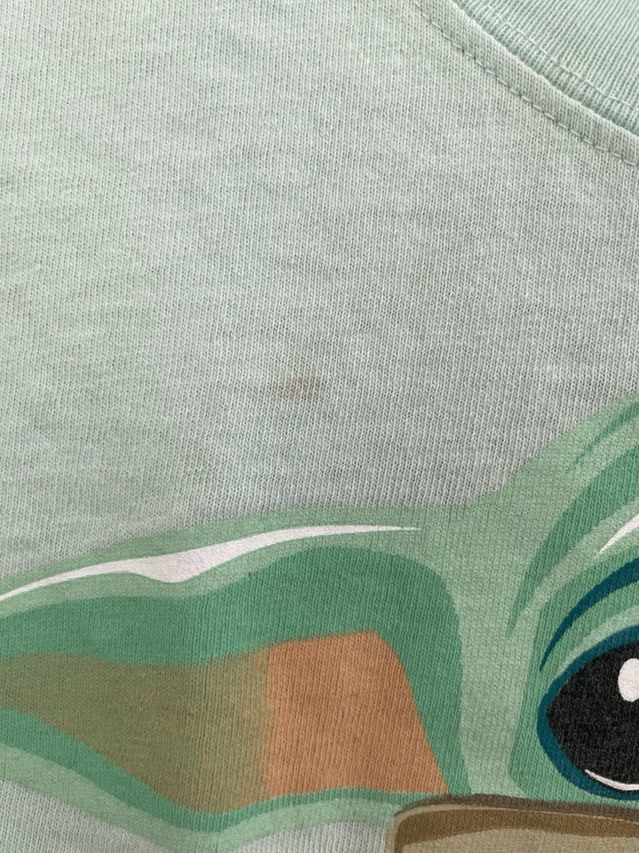 Camiseta Disney Star Wars Mandalorian The Child Grogu Manga Larga Spirit Verde XS Foto 4 de 4