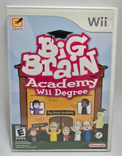 Big Brain Academy: Wii Degree (Nintendo Wii, 2007) CIB complete w/ manual