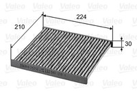 Innenraumfilter Valeo Protect 715756 Aktivkohlefilter FüR Nissan Note E12 Micra