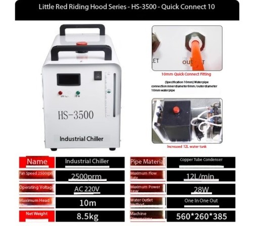 Laser Chiller CW-5200 Industrial Chiller Laser Cooling hermoforming Equipment - 第 18/22 張圖片