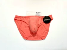 Andrew Christian Size M  Solid Rayon/Modal Blend Low-rise Brief - Coral