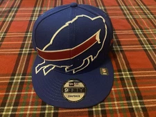 Buffalo Bills New Era Big Oversized Logo SnapBack Hat Cap BRAND NEW