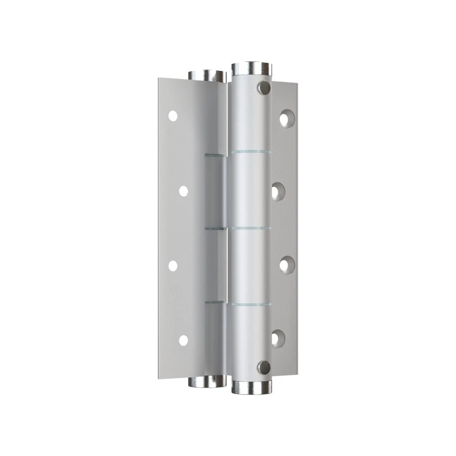 Cerniera a Doppia Azione Justor DF 120 in Alluminio Argento - Immagine 2 di 3