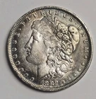 1882-O/S Morgan Silver Dollar AU