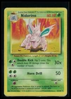 Pokemon Nidorino Uncommon Card Base Set, 37/102 - Vintage 1999