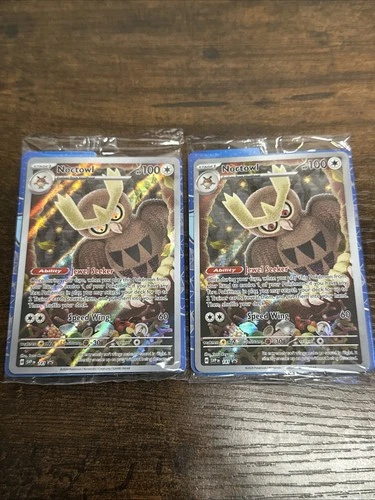 Pokémon Noctowl TCG Elite Trainer Box SVP en 141 Stellar Crown ETB Sealed Promo