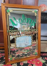Vintage Malony’s Irish Whisky Pub Mirror