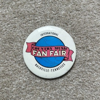 Internationale Country Musik Fan Messe Nashville TN 31/2'' Souvenir Pinback Button