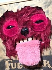 Fuggler Sir Belch Red Eye Hairy Pink Furry Tongue 9" NEW SEALED HTF! Hairy Fuggs