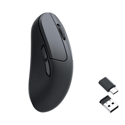 Keychron M3 Mini Wireless Optical Mouse, Bluetooth 5.1/2.4 ABS, Black