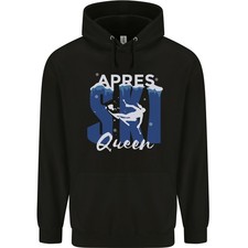 Hoodie Per Bambini Sci Queen Sport Invernali Apres Ski