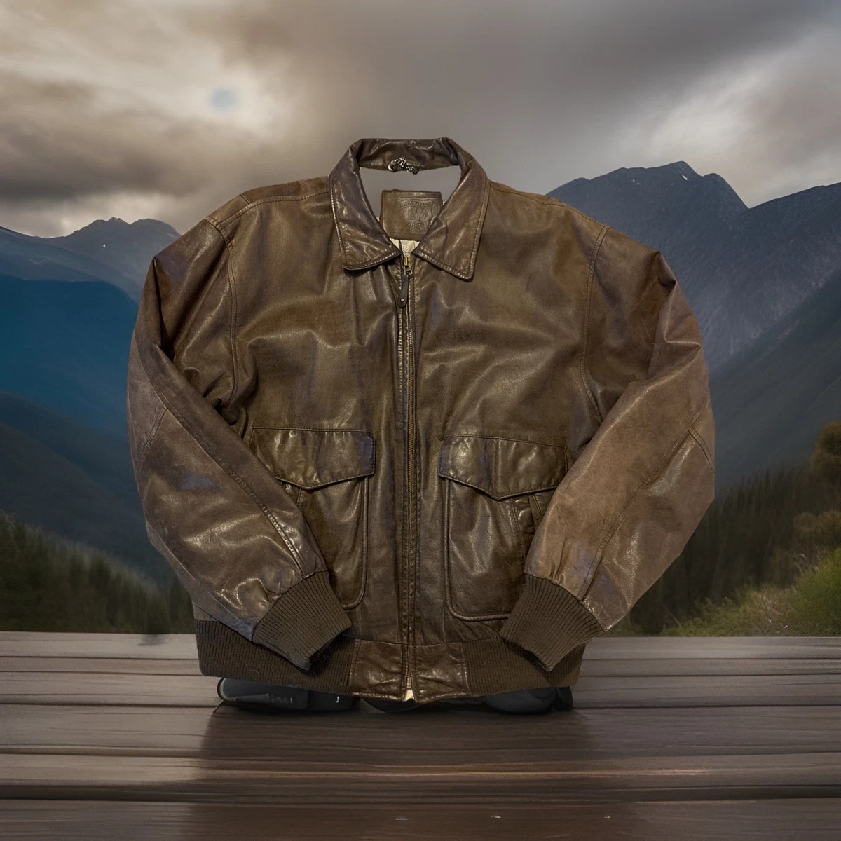 Fidelity Leather Outer Shell Black Coats, Jackets & Vests for Men